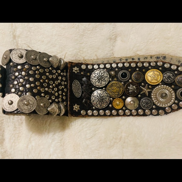 💐LILY FACOUCHE VINTAGE COIN BELT (Circa 70s) - Picture 3 of 6